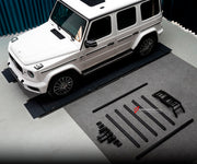 ROOF RACK BAR LUGGAGE WITH LADDER for Mercedes Benz G Class W463A W465 2018+
Set includes:

Roof Rack Assembly
Rear Ladder
Material: Aluminium

NOTE: Professional installation is required.