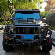 ROOF RACK BAR LUGGAGE WITH LADDER for Mercedes Benz G Class W463A W465 2018+
Set includes:

Roof Rack Assembly
Rear Ladder
Material: Aluminium

NOTE: Professional installation is required.