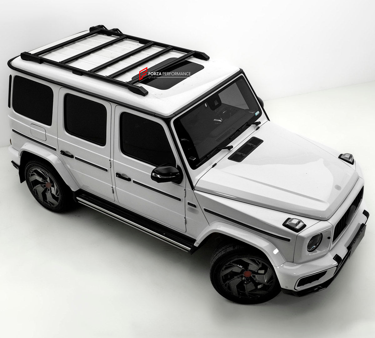 ROOF RACK BAR LUGGAGE WITH LADDER for Mercedes Benz G Class W463A W465 2018+
Set includes:

Roof Rack Assembly
Rear Ladder
Material: Aluminium

NOTE: Professional installation is required.