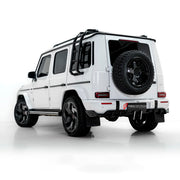 ROOF RACK BAR LUGGAGE WITH LADDER for Mercedes Benz G Class W463A W465 2018+
Set includes:

Roof Rack Assembly
Rear Ladder
Material: Aluminium

NOTE: Professional installation is required.