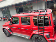 ROOF RACK BAR LUGGAGE WITH LADDER for MERCEDES BENZ G-CLASS W465 W464 W463A G63 G550 G500 G450D 2019+