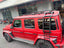 PROFESSIONAL STYLE 4X4 SQUARED ROOF RACK BAR LUGGAGE WITH LADDER for MERCEDES BENZ G-CLASS W465 W464 W463A G63 G550 G500 G450D 2019+
Set includes:

Roof Rack Assembly
Rear Ladder
Material: Aluminium

NOTE: Professional installation is required.