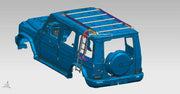 ROOF RACK BAR LUGGAGE WITH LADDER for MERCEDES BENZ G-CLASS W465 W464 W463A W463 G63 G550

Set includes:

Roof Rack Assembly
Rear Ladder

NOTE: Professional installation is required
