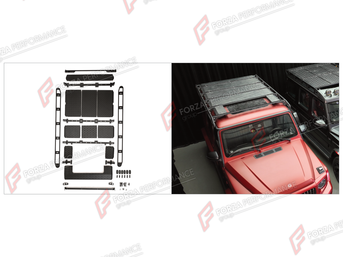 ROOF RACK BAR LUGGAGE WITH SUNROOF for MERCEDES-BENZ G-CLASS W464 2019 - 2024

Set includes:
Roof Rack Bar Luggage With Sunroof

Material: Plastic

NOTE: Professional installation is required.
