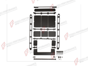 ROOF RACK BAR LUGGAGE WITH SUNROOF for MERCEDES-BENZ G-CLASS W464 2019 - 2024

Set includes:
Roof Rack Bar Luggage With Sunroof

Material: Plastic

NOTE: Professional installation is required.