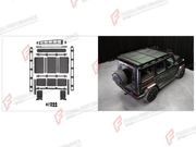 ROOF RACK BAR LUGGAGE WITH SUNROOF for MERCEDES-BENZ G-CLASS W465 G63 G450D G500 G550 2025+

Set includes:
Roof Rack Bar Luggage With Sunroof

Material: Plastic

NOTE: Professional installation is required.