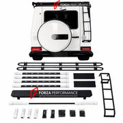 ROOF RACK WITH LADDER SUNROOF VERSION for MERCEDES BENZ G CLASS W461 W463 G350 G500 G63 1980 - 2017