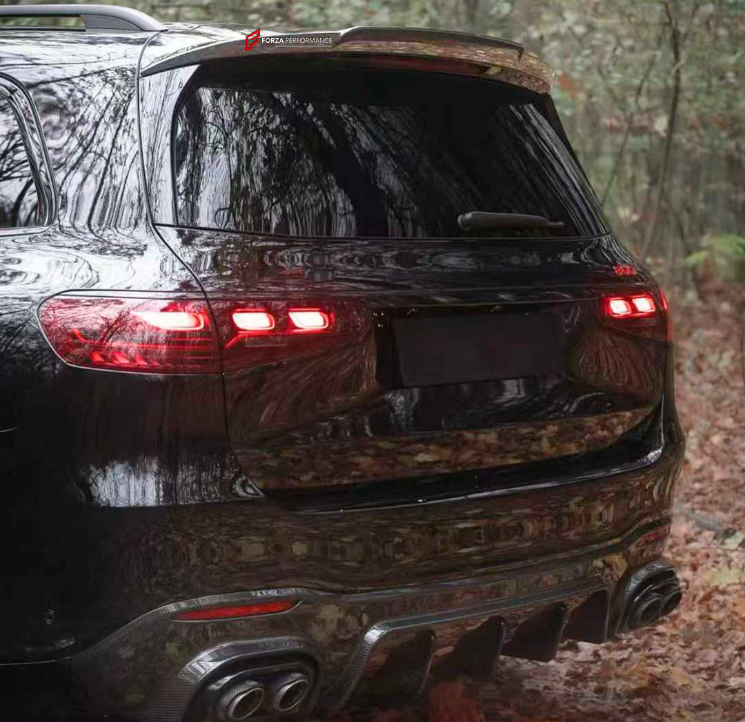 ROOF SPOILER for MERCEDES BENZ GLS CLASS X167 2020+

Set Includes:

Spoiler

Material: Plastic


Note: Professional installation is required.