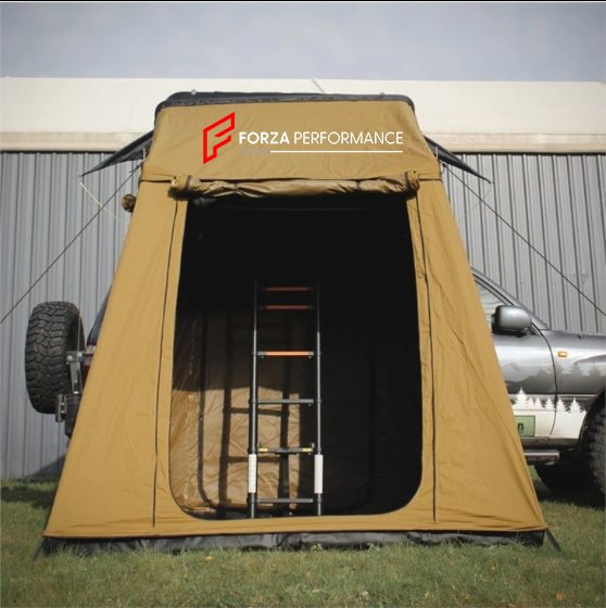 swissking tente de toit HARD SHELL ROOF TOP TENT WITH COVERED EXTENSION