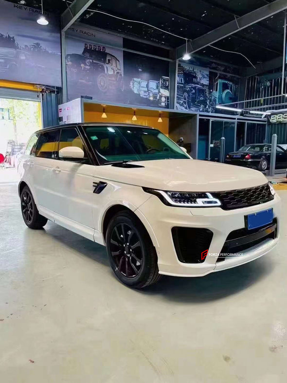 CONVERSION BODY KIT FOR LAND ROVER RANGE ROVER SPORT 2014-2017 UPGRADE TO SVR STYLE 2018