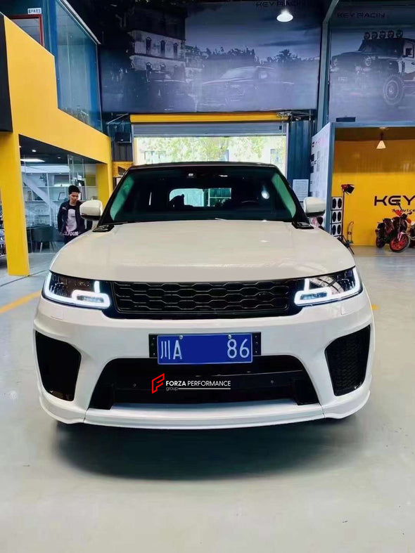 CONVERSION BODY KIT FOR LAND ROVER RANGE ROVER SPORT 2014-2017 UPGRADE TO SVR STYLE 2018