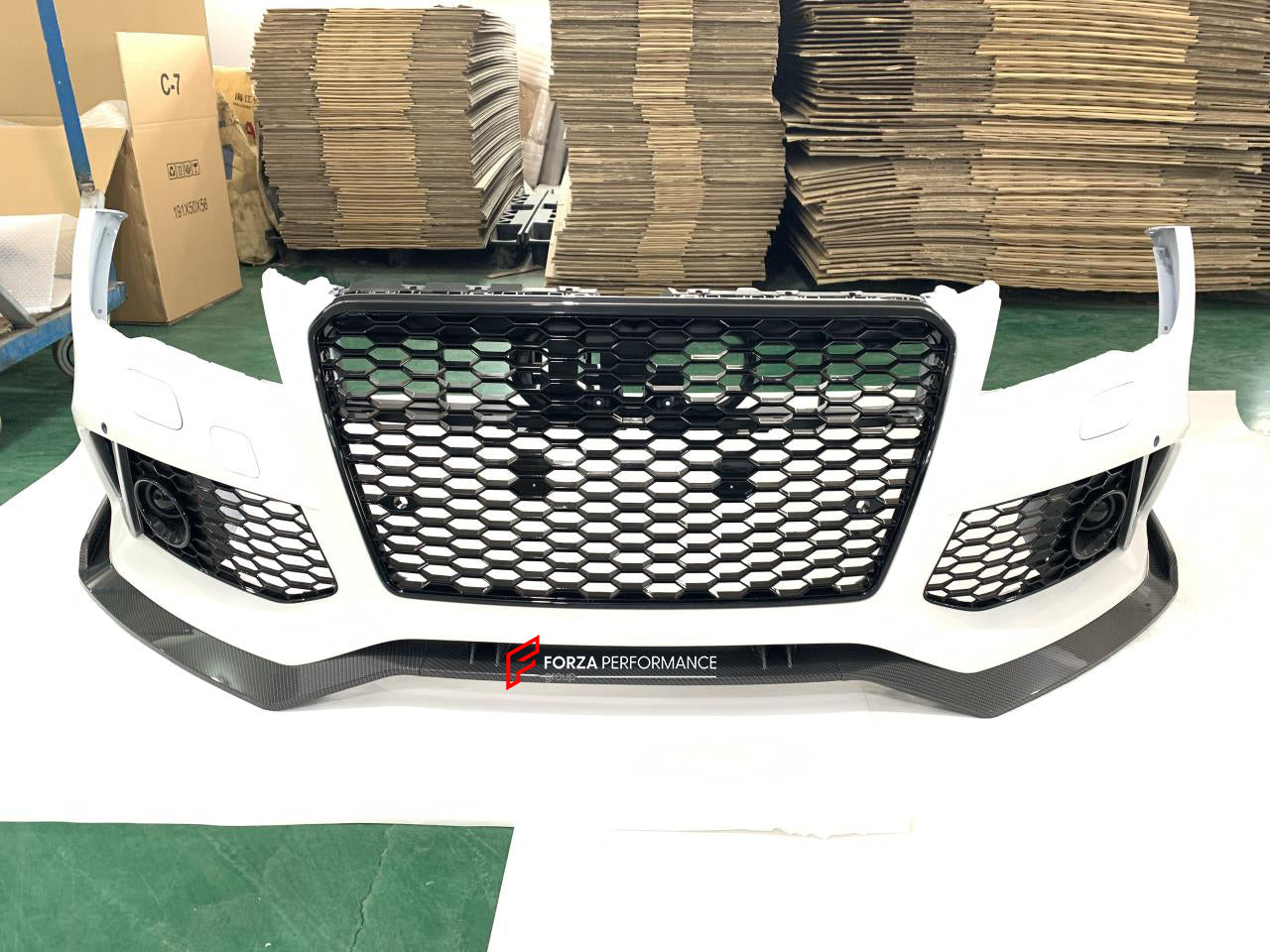 RS STYLE FULL CONVERSION BODY KIT for AUDI A7 4G8 | S7 | RS7 4G 2010 - 2015  Set includes:  Front Bumper Front Grille Side Skirts Rear Diffuser with Exhaust Tips