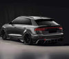 AUTHENTIC AULENA DRY CARBON WIDE BODY KIT for AUDI RSQ8 4M 2020+  Set includes:  Front Lip Front Air Vent Cover Hood/Bonnet Side Skirts Side Fenders Carbon Add-ons Trunk Wing Spoiler Rear Diffuser