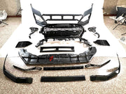 RSQ8 STYLE CONVERSION BODY KIT for AUDI Q8 4M 2019 - 2023  Set includes:  Front Grille Front Bumper Front Lip Rear Bumper Rear Diffuser Exhaust Tips