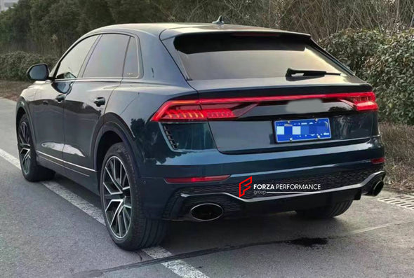 REAR BUMPER WITH DIFFUSER for AUDI Q8 4M 2019 - 2023 | RSQ8 STYLE ...