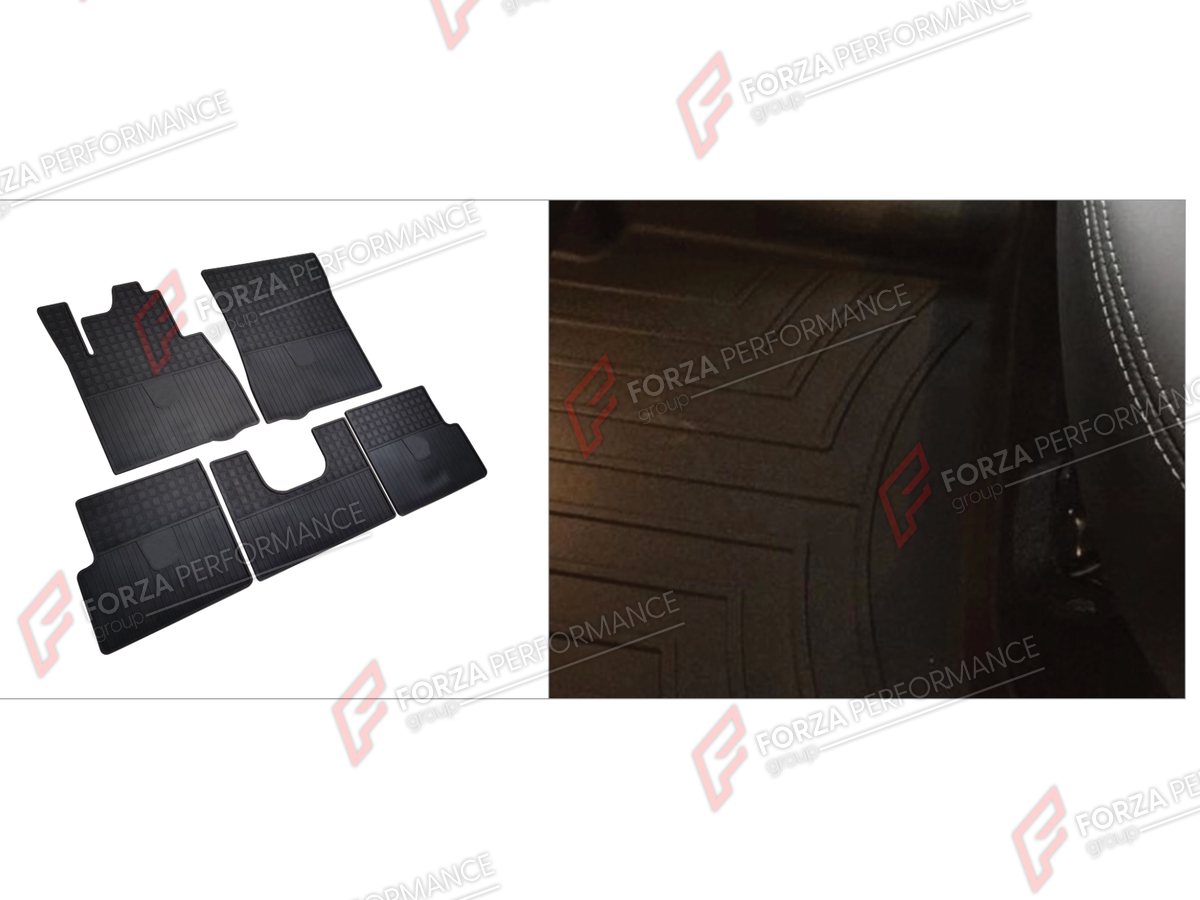 RUBBER FLOOR MATS for MERCEDES-BENZ G-CLASS W463 2008 - 2018

Set includes:
Rubber Floor Mats

Material: Plastic

NOTE: Professional installation is required.