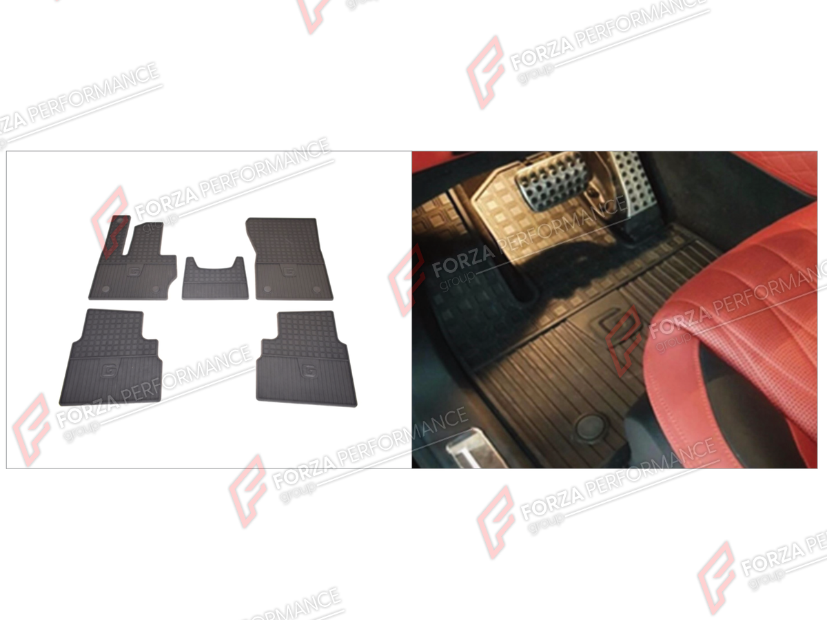 RUBBER FLOOR MATS for MERCEDES-BENZ G-CLASS W464 G63 G350 G350D G400D G500 G550 2019 - 2024

Set includes:
Rubber Floor Mats

Material: Plastic

NOTE: Professional installation is required.