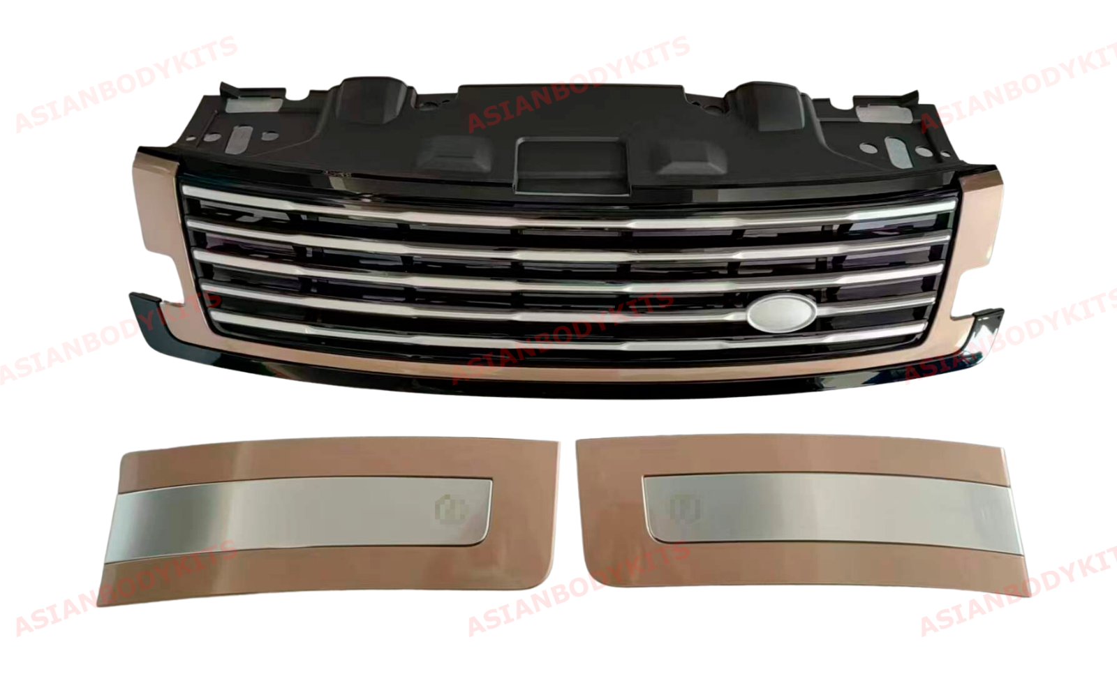 Genuine Land Rover Grille Badge – Black & Silver, Range Rover Vogue L405, DAH500160, UK Made