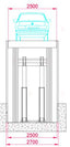 S-VTS Scissor Car Elevator - Vehicle Transport System Between Floors - almacenamiento de vehículos / rangement de voiture