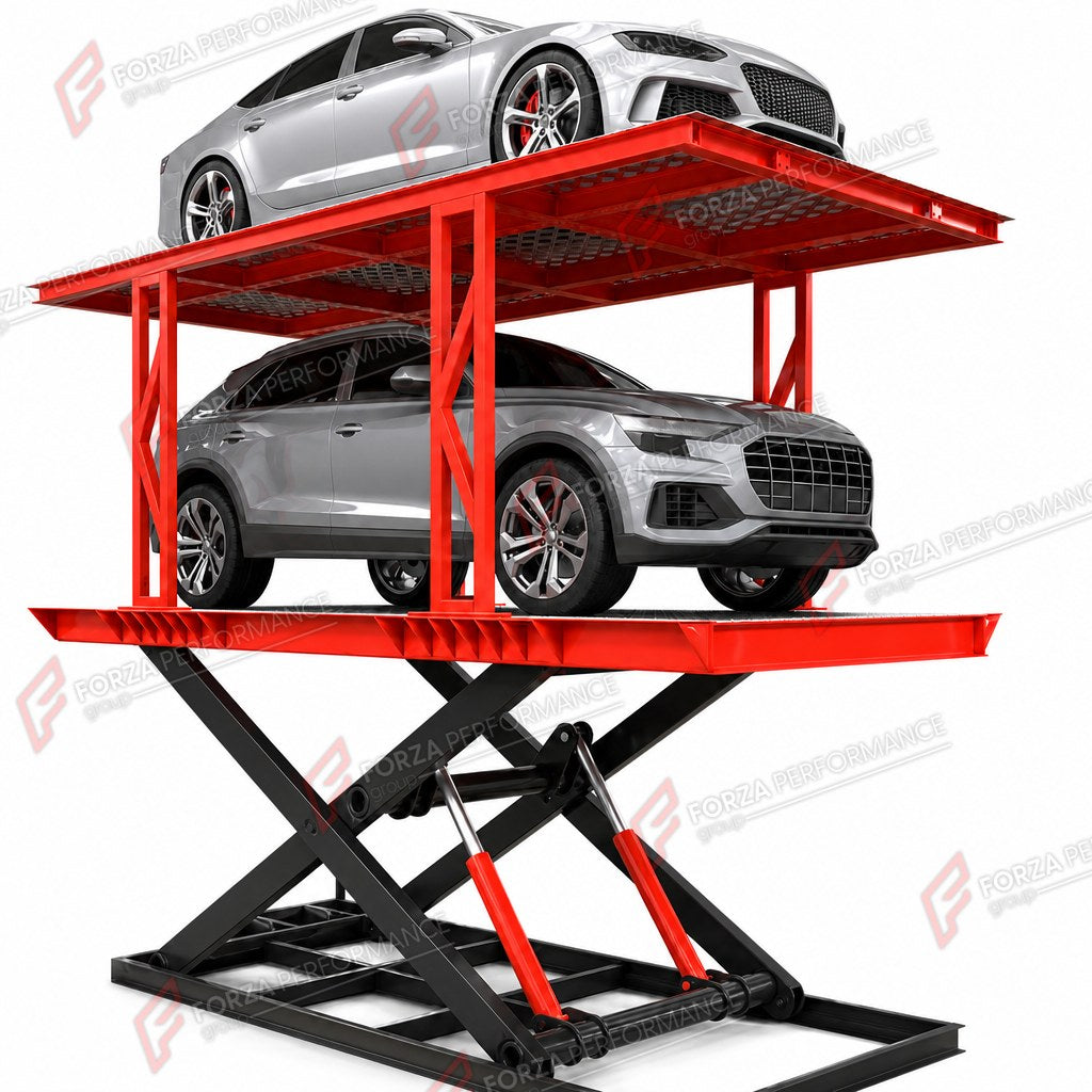S-VTS Scissor Car Elevator - Vehicle Transport System Between Floors - montacoches hidráulico / ascenseur pour voitures
