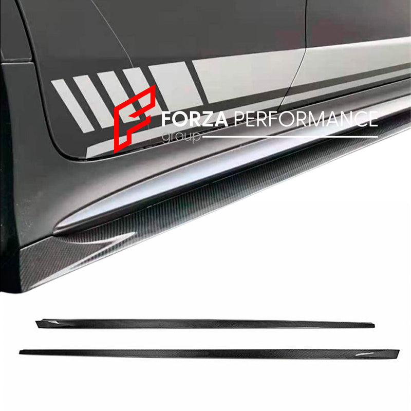 CARBON SIDE SKIRTS for MERCEDES BENZ AMG X290 GT43 GT50 GT53 GT63 2018+