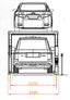 SCL-2 Scissor Garage Parking Lift - Space-Saving Car Stacker, 2,000 kg - elevador de coches / monte-voiture