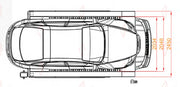 SCL-2 Scissor Garage Parking Lift - Space-Saving Car Stacker, 2,000 kg - apilador de coches / parking pour voiture