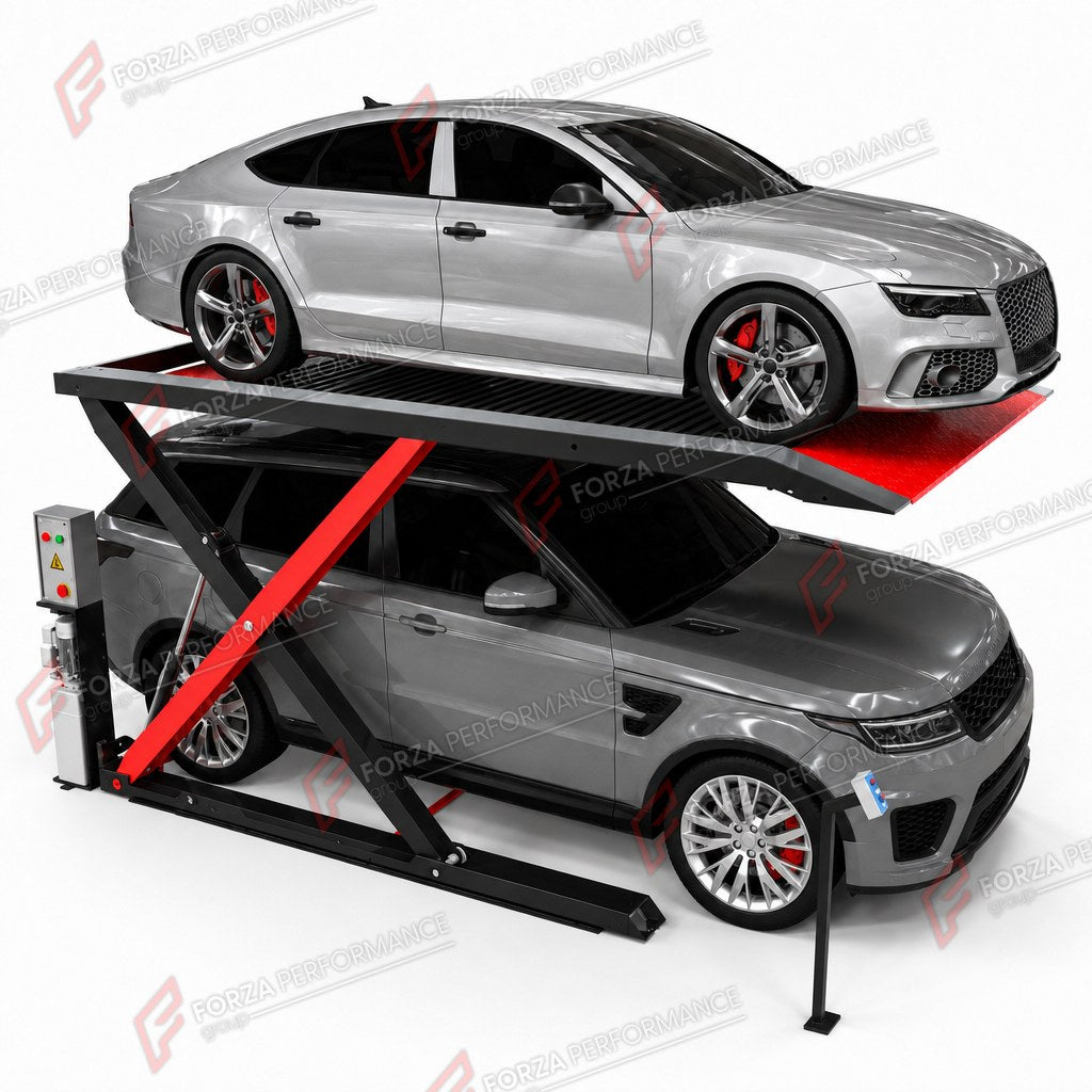 SCL-2 Scissor Garage Parking Lift - Space-Saving Car Stacker, 2,000 kg - elevador de tijera / élévateur ciseaux
