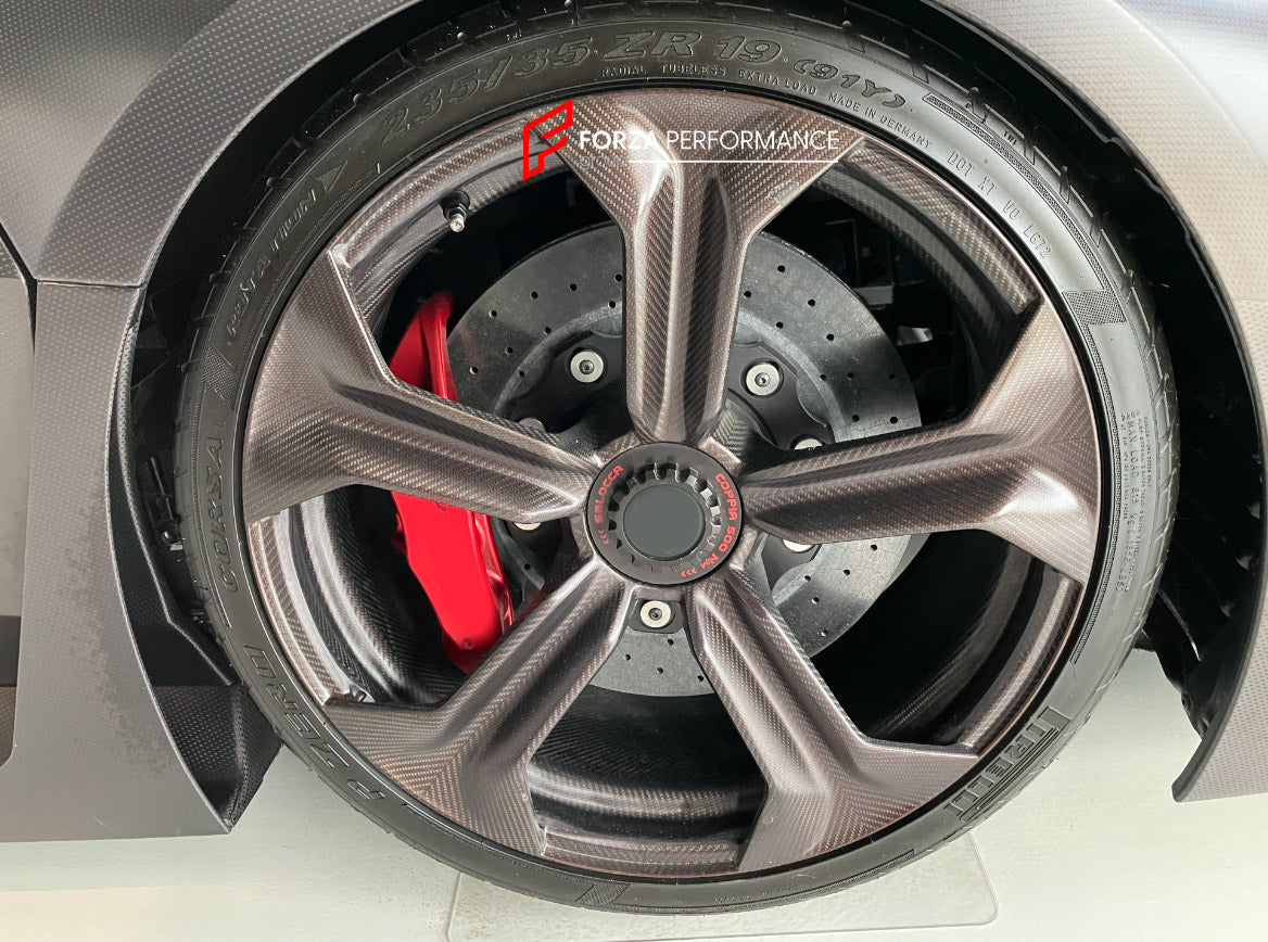 FORZA PERFORMANCE DRY CARBON FORGED WHEELS RIMS for LAMBORGHINI SESTO ELEMENTO 2011 custom fit OEM DESIGN