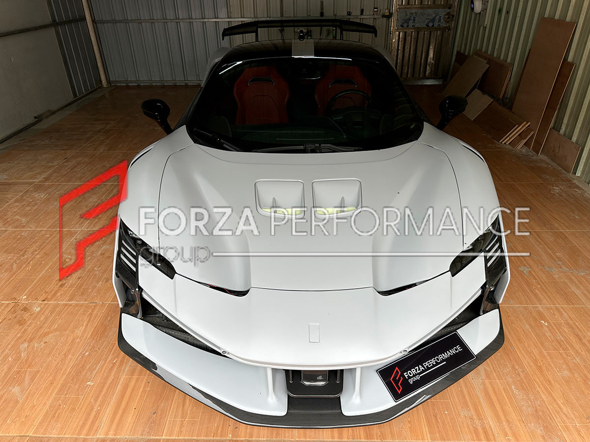 DRY CARBON BODY KIT for FERRARI SF90 | SF90XX STYLE Forza Performance custom fit