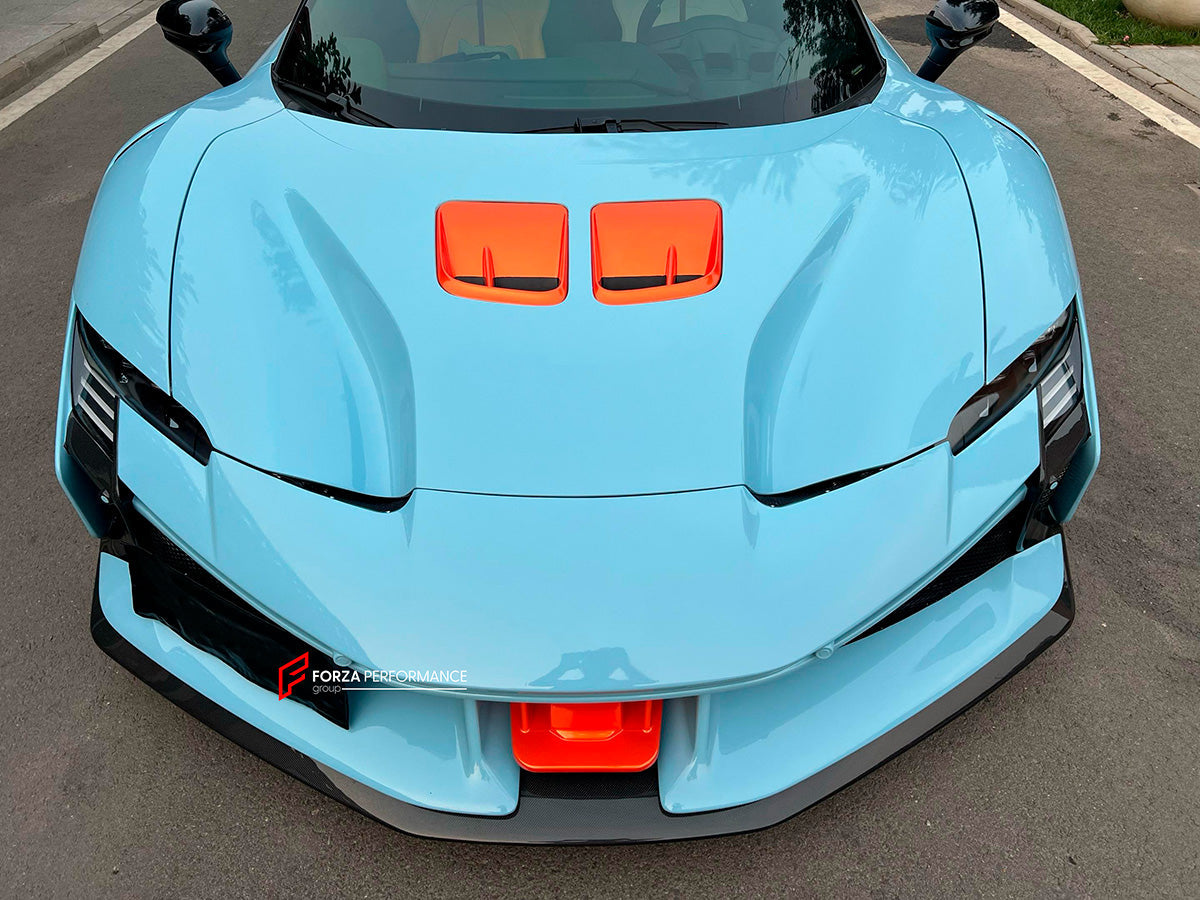 DRY CARBON BODY KIT for FERRARI SF90 | SF90XX STYLE Forza Performance custom fit