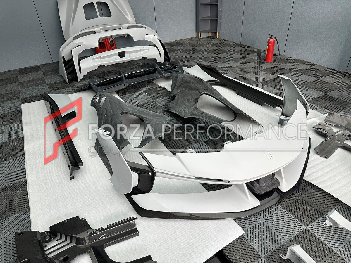 DRY CARBON BODY KIT for FERRARI SF90 | SF90XX STYLE Forza Performance custom fit