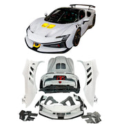 DRY CARBON BODY KIT for FERRARI SF90 | SF90XX STYLE Forza Performance custom fit