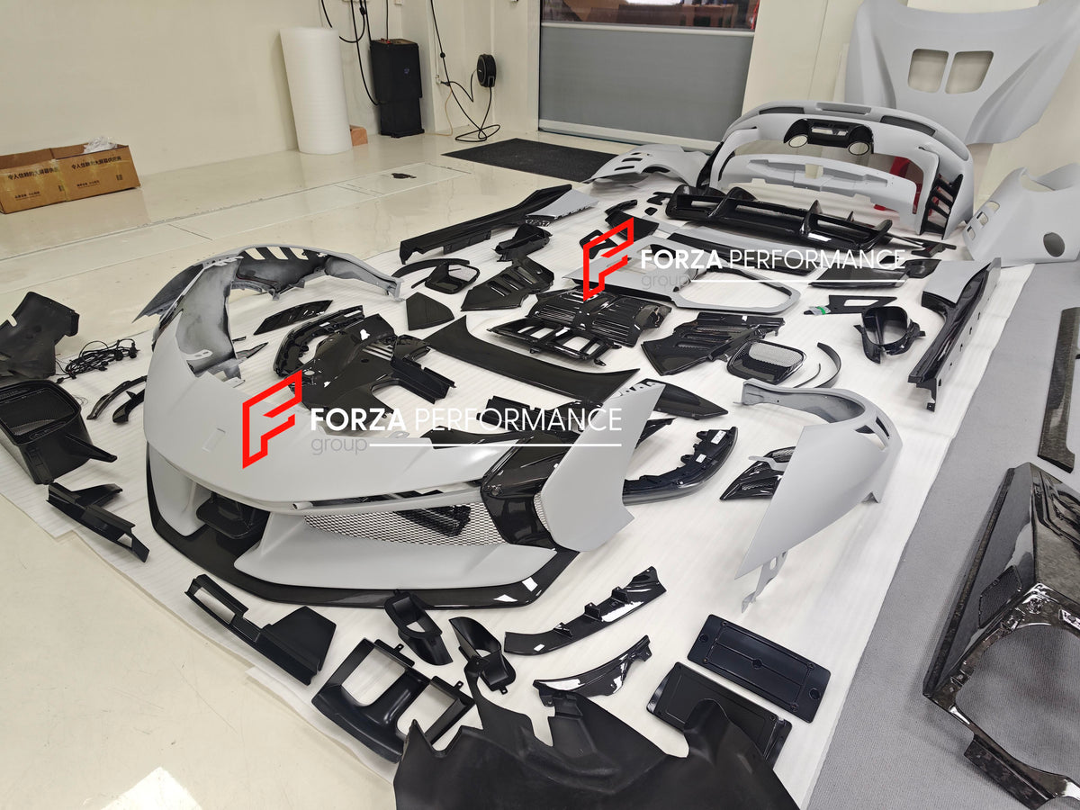 DRY CARBON BODY KIT for FERRARI SF90 | SF90XX STYLE Forza Performance custom fit
