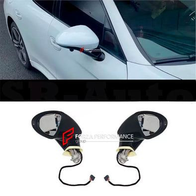 SIDE MIRRORS for PORSCHE PANAMERA G1 970 2010 - 2016 into 971

Set includes:

Side Mirrors

Material: Plastic

Note: Professional installation is required