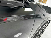 CARBON WIDE BODY KIT for BMW XM G09 2023+

Set includes:

Front Lip
Front Bumper Trims
Hood / Bonnet Cover
Side Mirror Covers
Fender Flares
Side Skirts
Roof Spoiler
Rear Spoiler
Rear Bumper Trims
Rear Diffuser

Material: Carbon Fiber

Note: Professional installation is required.