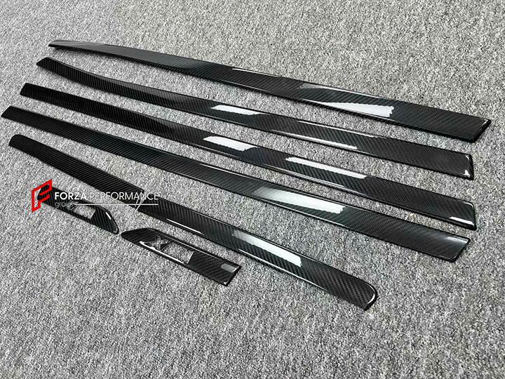 CARBON WIDE BODY KIT for BMW XM G09 2023+

Set includes:

Front Lip
Front Bumper Trims
Hood / Bonnet Cover
Side Mirror Covers
Fender Flares
Side Skirts
Roof Spoiler
Rear Spoiler
Rear Bumper Trims
Rear Diffuser

Material: Carbon Fiber

Note: Professional installation is required.