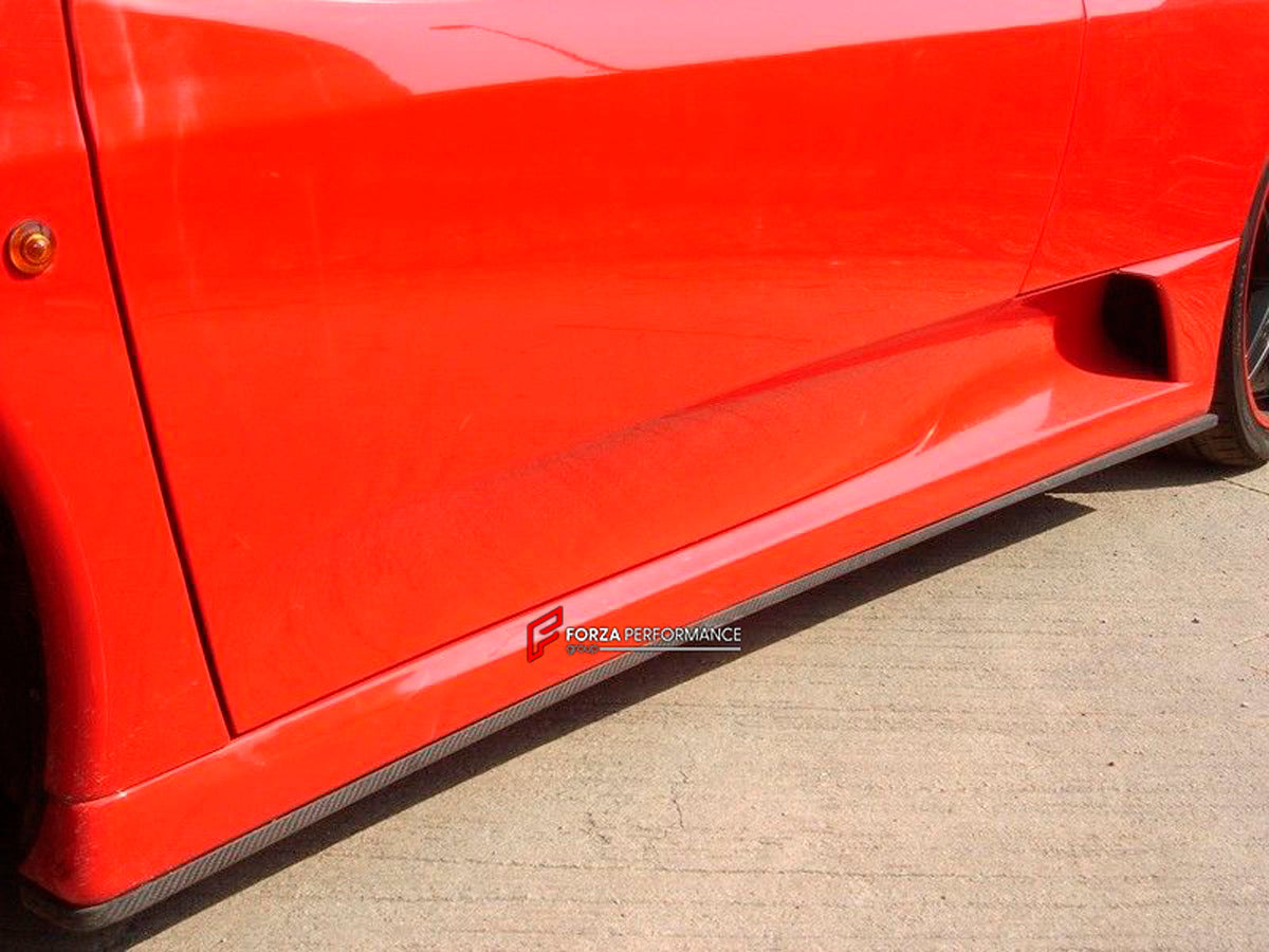 Side Skirt for Ferrari F430 T004
Set includes:

Side Skirts
NOTE: Professional installation is required.