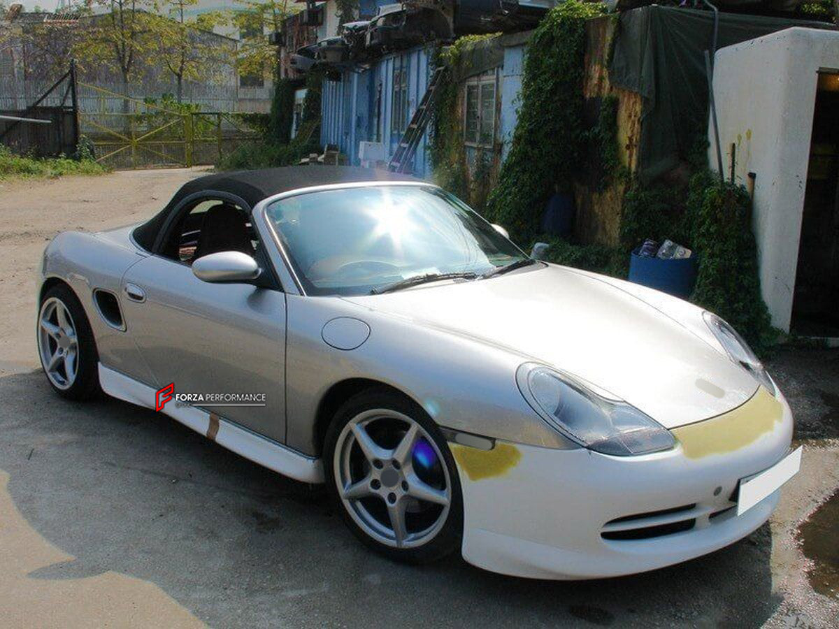 Side Skirt for Porsche Boxster 986
Set includes:

Side Skirts
NOTE: Professional installation is required.