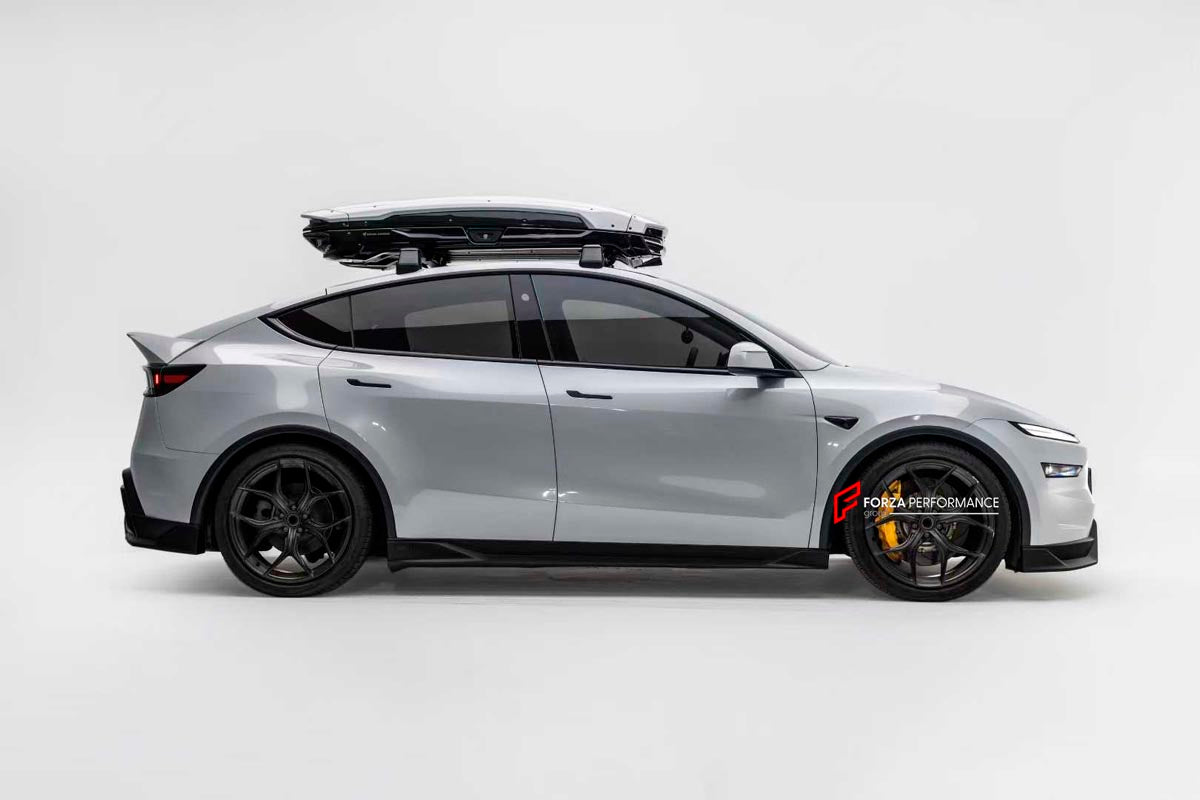 SIDE SKIRTS for TESLA MODEL Y JUNIPER 2025+

Set includes:

Side Skirts

Material: Plastic

Note: Professional installation is required