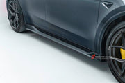 SIDE SKIRTS for TESLA MODEL Y JUNIPER 2025+

Set includes:

Side Skirts

Material: Plastic

Note: Professional installation is required