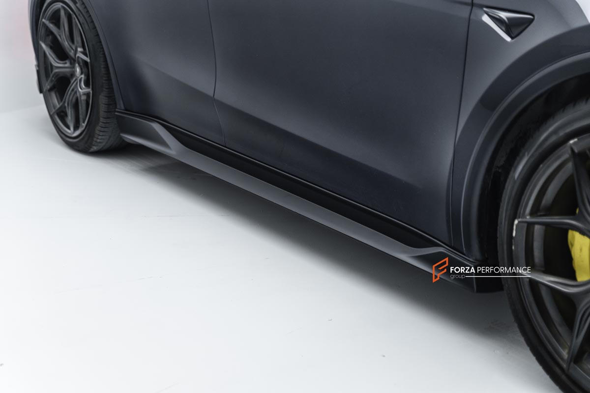 SIDE SKIRTS for TESLA MODEL Y JUNIPER 2025+

Set includes:

Side Skirts

Material: Plastic

Note: Professional installation is required