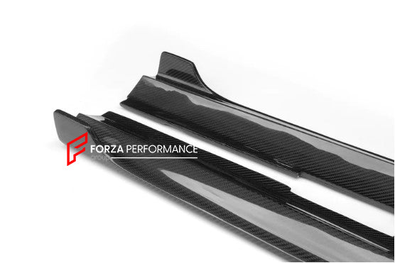 CARBON FIBER SIDE SKIRTS FOR MERCEDES-BENZ E-CLASS E350 E450 E53 E63 W213 2017+