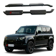 Side Steps for Land Rover Defender L663 110 130 2020+
Set includes:

Side Steps
Material: Plastic, Aluminium

NOTE: Professional installation is required.