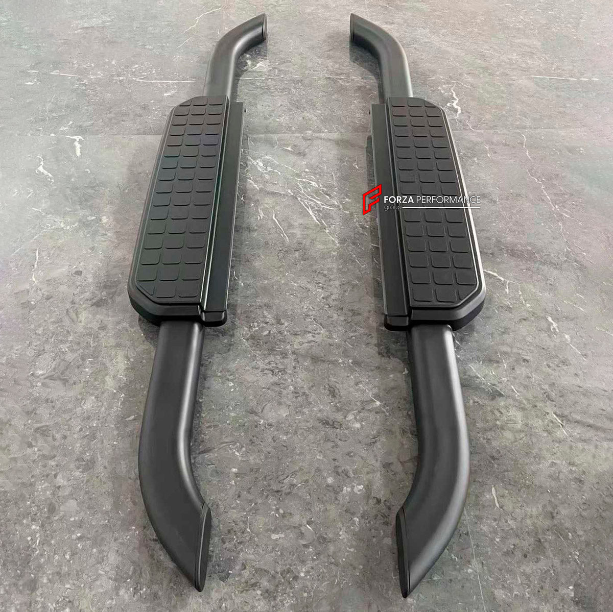 Side Steps for Land Rover Defender L663 90 2020+
Set includes:

Side Steps
Material: Plastic, Aluminium

NOTE: Professional installation is required.