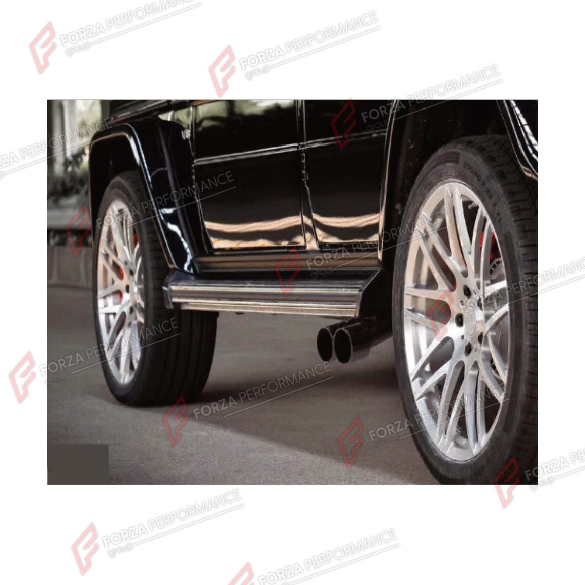 SIDE STEPS for MERCEDES-BENZ G-CLASS W463 2008 - 2018

Set includes:
Side Steps

Material: Plastic

NOTE: Professional installation is required.