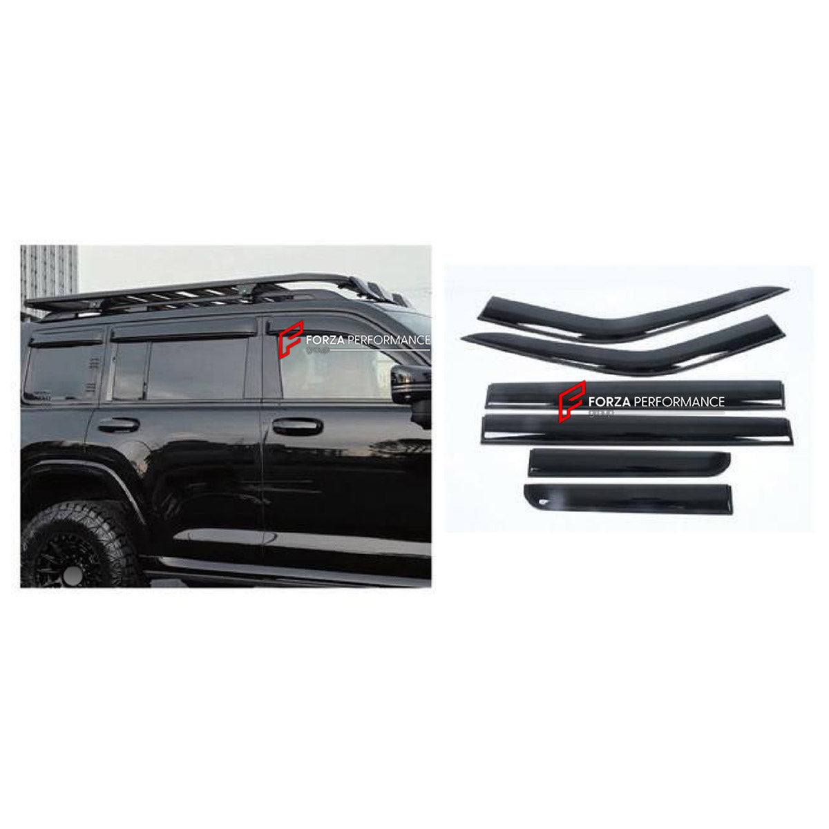 SIDE WINDOW VENT VISOR DEFLECTORS for HAVAL H9 II 2024+

Set includes:
Side Window Vent Visor Deflectors

Material: Plastic

NOTE: Professional installation is required.