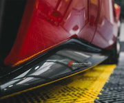OEM style DRY CARBON Side Skirts for FERRARI 296 GTS GTB  2022+