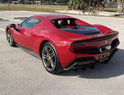 OEM style DRY CARBON Side Skirts for FERRARI 296 GTS GTB  2022+