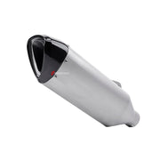 SLIP ON MOTORCYCLE EXHAUST MUFFLER for BMW S1000R S1000RR 2019 - 2024
Set includes:

Slip-On Muffler (60mm inlet) with Carbon Fiber End Cap
Mounting Bracket and Hardware
Material: Titanium + Carbon Fiber

NOTE: Professional installation is required.
Weight: 2.339 kg